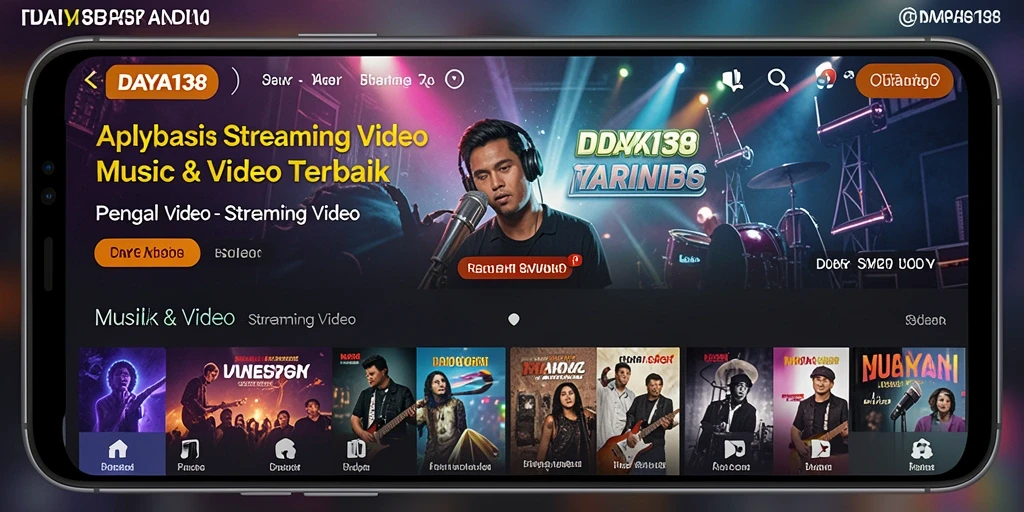 Antarmuka pengguna <strong>DAYA138</strong> yang intuitif untuk streaming video.