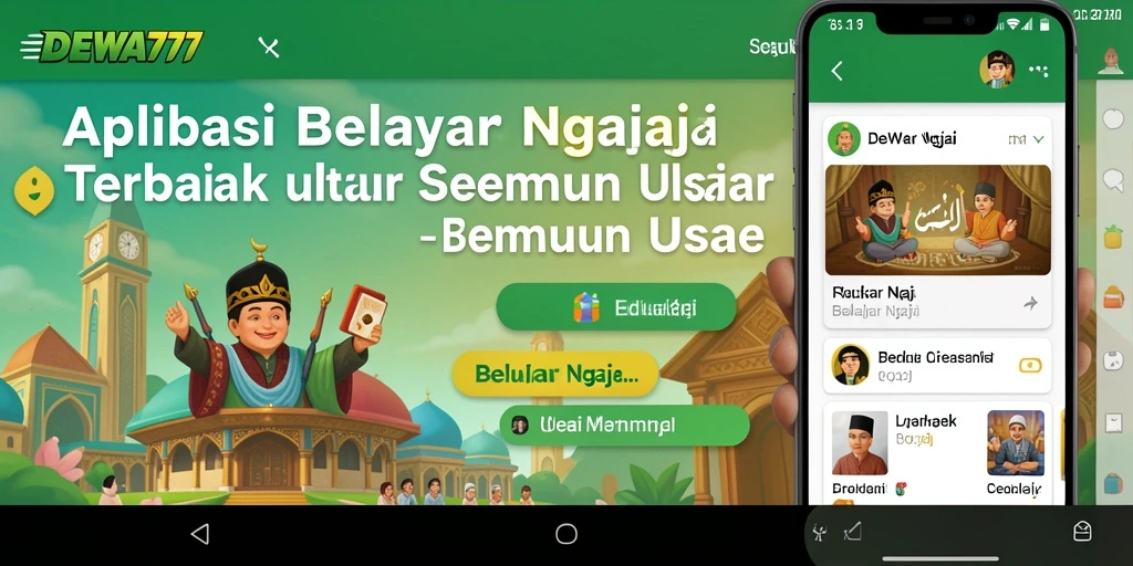 Antarmuka pengguna DEWA777 yang menarik dan informatif.