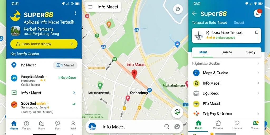 Tampilan antarmuka user-friendly SUPER88 untuk informasi macet.