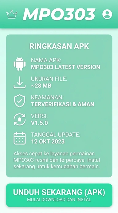 Unduh dan Instal APK mpo303 untuk Android di Indonesia